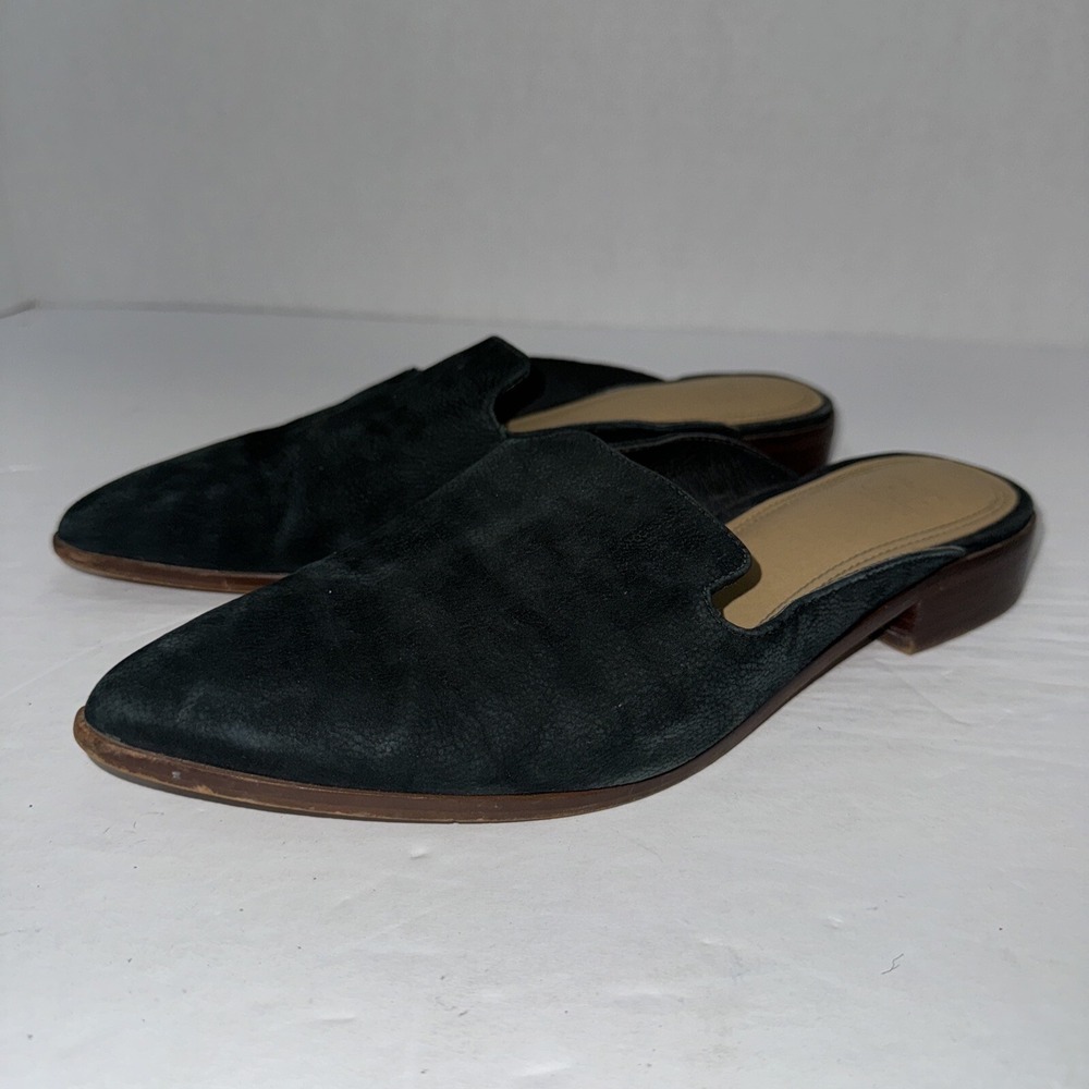 Gianni Bini Shoes Women's Size 8 Black Slip On Leather Heels
